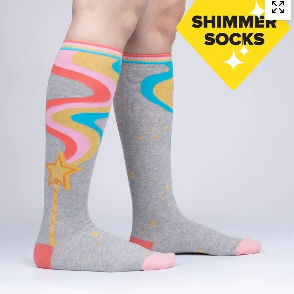 NWT Sock it To Me knee high ‘It’s Magic’ socks